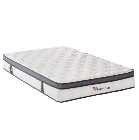 Saltele - Perne - MATTRESS DOUBLE SILENTIUM HM749.05 POCKET SPRINGS--WHITE 150x200x30Hcm