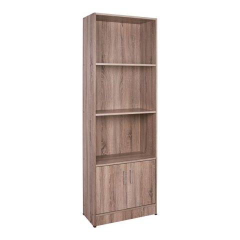 Biblioteci - Melamine bookcase HM2269.02 sonama color 60x30x174