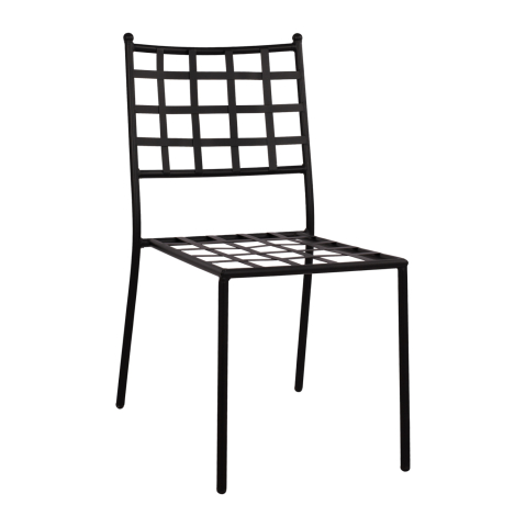 Scaune - Fotolii - Metallic chair HM5509 in black color 46x58x88 cm