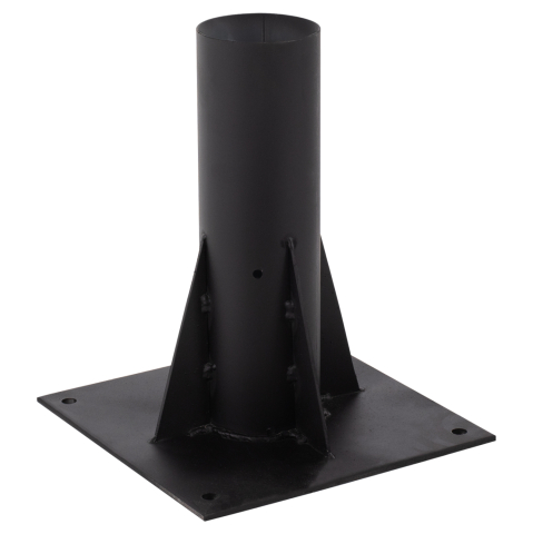 Umbrele - Baze - Metallic Straw umbrella's base in BLACK color, square 25x25x30Υ εκ. heavy duty