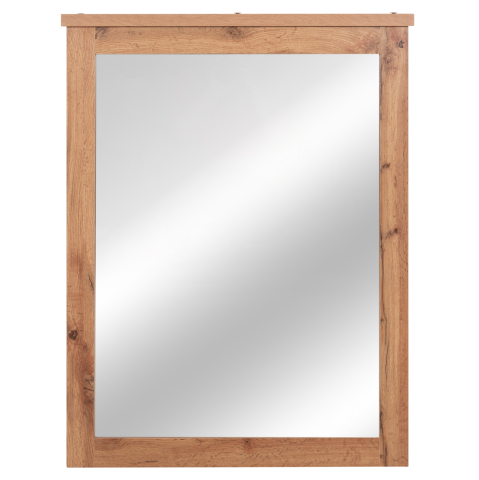 Interior - MIRROR CARYS HM314.12 MELAMINE IN NATURAL WOOD COLOR 73x4(thickness)x93Hcm.