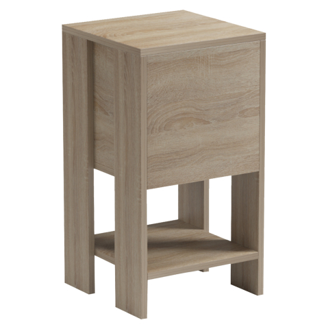 Interior - NIGHTSTAND ARGUS HM18378.01 MELAMINE IN SONAMA 30x30x55Hcm.