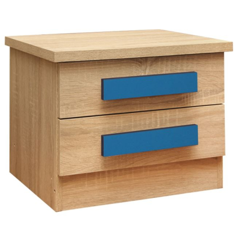 Camera copiilor - Nightstand table Playroom Sonama-Blue HM331+HM336.01 40Χ48Χ39cm