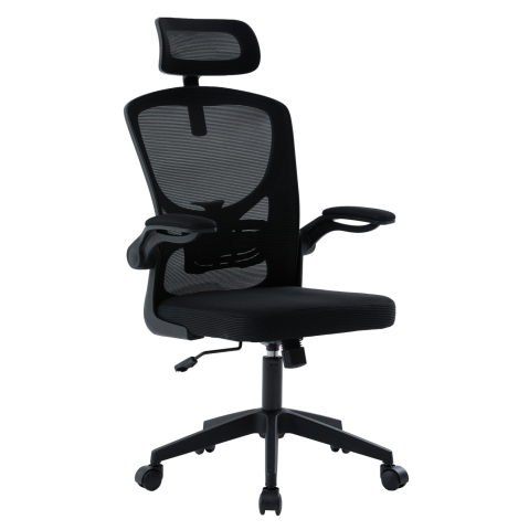Scaune de birou - OFFICE CHAIR FLOATER HM1230.01 BLACK MESH FABRIC and PP 62x62x115-125Hcm.