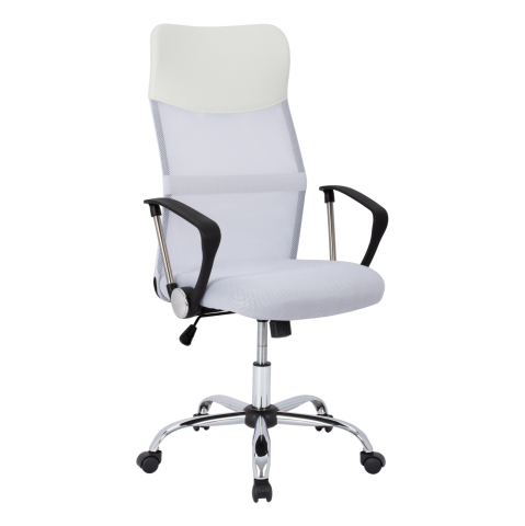 Scaune de birou - Office chair HM1000.04 White Mesh chromed leg 61x58x118