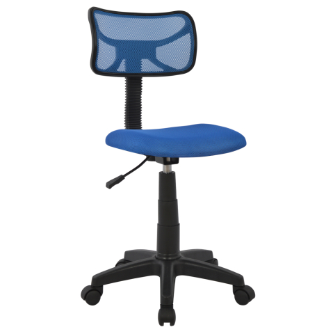 Scaune de birou - Office chair HM1026.06 blue with mesh fabric 40,5x50,5x91,5 cm.
