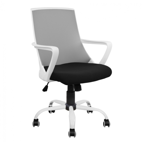 Scaune de birou - Office chair HM1053.21 Grey with mesh and metal base 58x59x103 cm