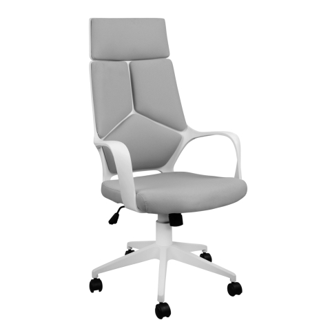 Scaune de birou - Office chair HM1054.21 Grey and White frame 64x61x126 cm