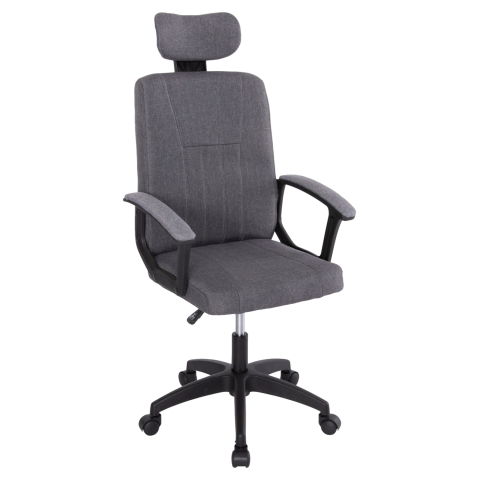 Scaune de birou - OFFICE CHAIR NIMBLE HM1199.12 GREY FABRIC-BLACK FRAME AND BASE 59x64x122Hcm.