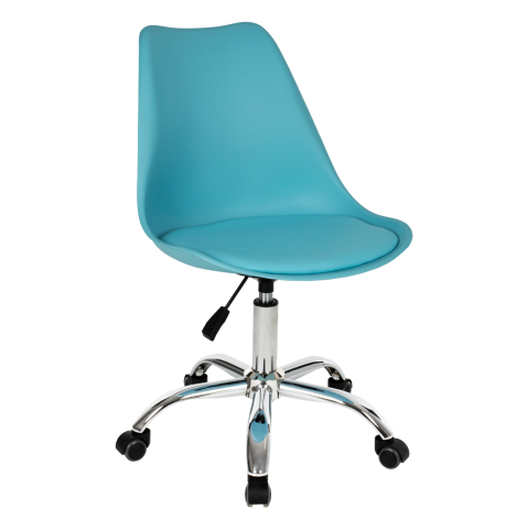 Scaune de birou - OFFICE CHAIR VEGAS 1PC HM1052.08 LIGHT BLUE 48x56x95Hcm.