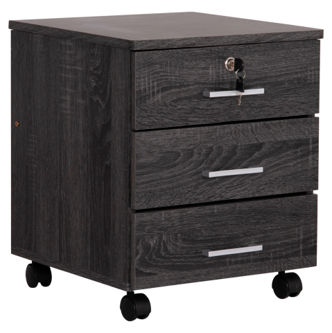 Sertare - OFFICE DRAWER HAYDEN HM2282.01 MELAMINE IN GREY COLOR 39.5x40x46.5Hcm.