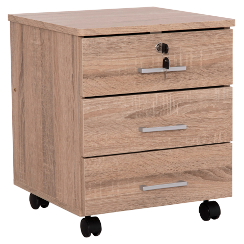 Sertare - OFFICE DRAWER HAYDEN HM2282.02 MELAMINE IN SONAMA COLOR 39.5x40x46.5Hcm.