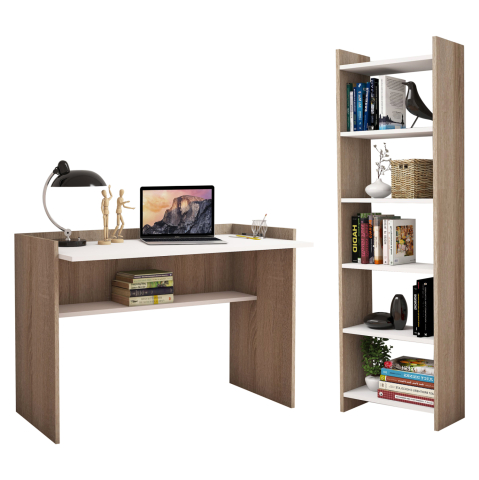 Birouri - OFFICE SET 2PCS HM11774.12 MELAMINE IN SONOMA-WHITE