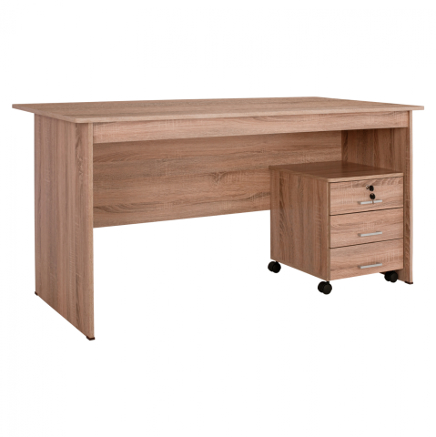 Birouri - Office set 2pieces Office and Cabinet Sonama color HM10337.02