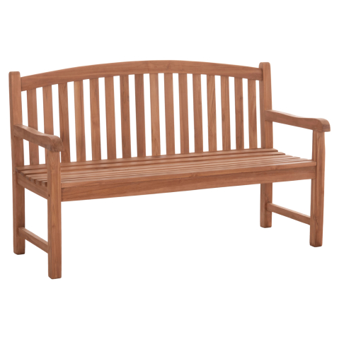 Banci - OUTDOOR 3-SEATER BENCH ELENA HM18125 TEAK WOOD--NATURAL COLOR 150x61x95Hcm.