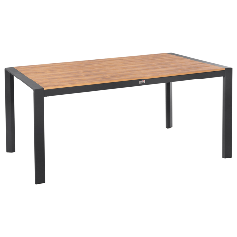 Mese - OUTDOOR DINING TABLE GOYA HM6059.03 ALUMINUM IN ANTHRACITE and POLYWOOD TABLETOP 160X80Χ75Hcm.