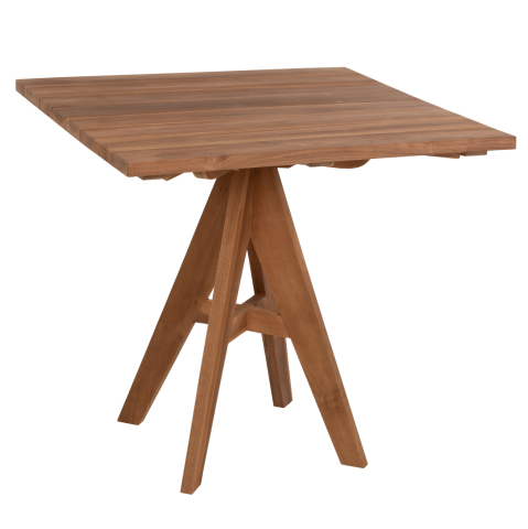 Mese - OUTDOOR DINING TABLE LEO HM9622.11 SQUARE TEAK WOOD 80x80x75Hcm.