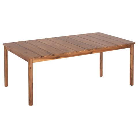 Mese - OUTDOOR DINING TABLE NAVANT HM6136 SOLID ACACIA WOOD-NATURAL COLOR 200x100x75Hcm.