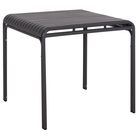 Mese - OUTDOOR SQUARE ALUMINUM TABLE RACHEL HM6338.01 GREY COLOR 80x80x76Hcm.