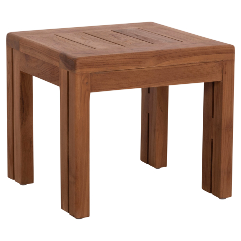 Mese - OUTDOOR SQUARE COFFEE TABLE SERIES KIOTO HM6383 TEAK WOOD IN NATURAL 45x45x40Hcm.