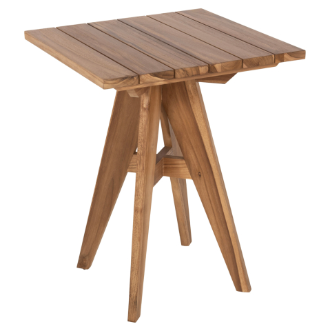 Mese - OUTDOOR SQUARE DINING TABLE LEO HM9860.11 TEAK WOOD 60x60x75Hcm.