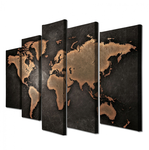 Decoratiuni - PAINTING 5 PCS ON CANVAS HM7331 105X3X70 cm.