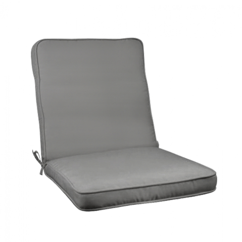 Perne - Pillow for chair Polyester Chios Grey HM11239.10P 100(45+55)x45x5cm