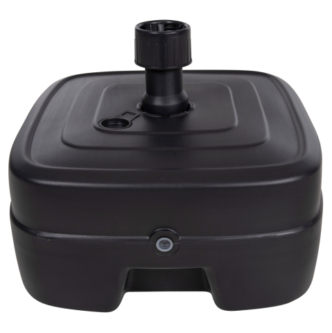 Umbrele - Baze - PLASTIC UMBRELLA BASE WITH WHEEL SOLBAS HM6113.02 ANTHRACITE COLOR-FOR POLE 33/50mm 46,5x23,5Hcm.