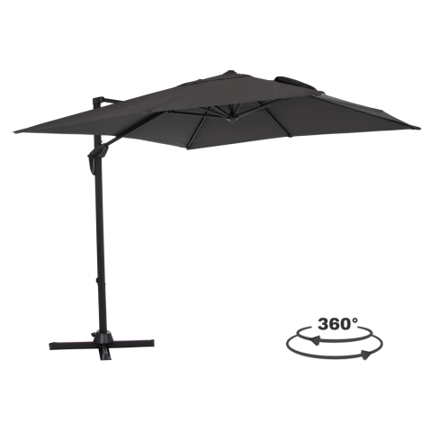 Umbrele - Baze - POOLSIDE UMBRELLA JAVANTE HM6623.01 GREY ALUMINUM and SHADE 2.7x2.7x2.7Hcm.