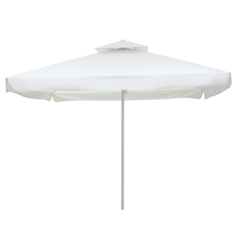 Umbrele - Baze - PROFESSIONAL ALUMINUM UMBRELLA HM6007.01 BEIGE-ENHANCED VENTILATION-TELESCOPIC-3.5Χ3.5Μ