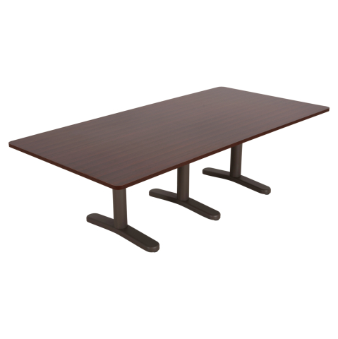 Birouri - Professional conference office HM2047.12 in wenge color 240x120x75 cm.