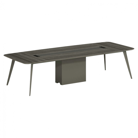 Birouri - Professional meeting desk Lux Series Mocha and Ash 320x128x75 HM2124