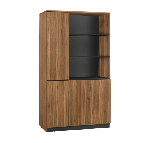 Biblioteci - Professional office bookcase Supreme 120x40x200Η HM2353