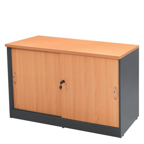 Dulapuri - Professional office cabinet HM2012.01 in oak color 100X45X69cm