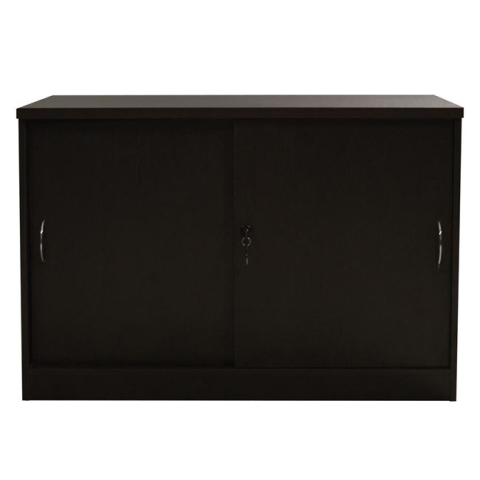 Dulapuri - Professional office cabinet HM2012.02 in wenge color 100X45X69cm