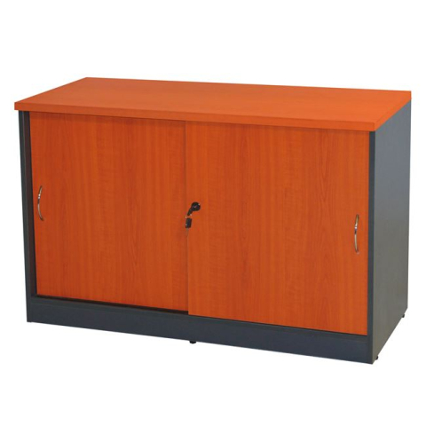 Dulapuri - Professional office cabinet HM2012.03 in cherry color 100Χ45Χ69cm