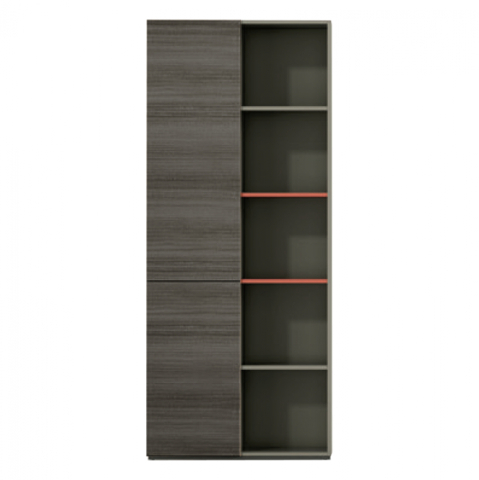 Biblioteci - Professional Office Library Lux Series Mocha and Ash color 80x40x190 HM2121