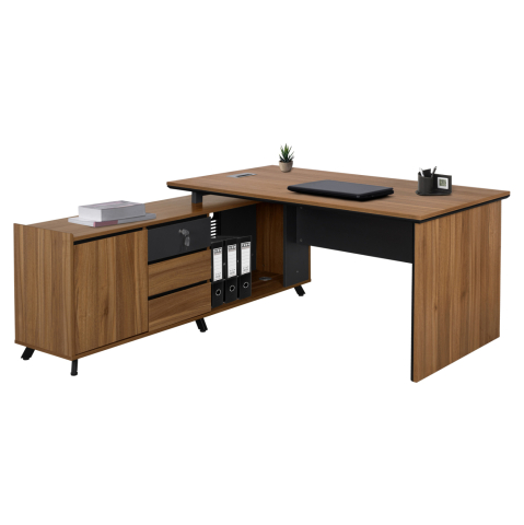 Birouri - Professional Office with reversible angle Supreme 160x160x75cm HM2348