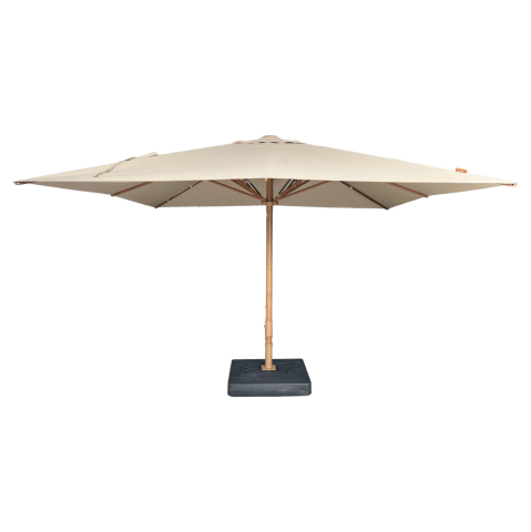 Umbrele - Baze - PROFESSIONAL UMBRELLA 4x4x3.73Hm WITH GROUND WATER BASE GLADELL HM10724.02 HEAT TRANSFER ALUMINUM-ACRYLIC SHADE