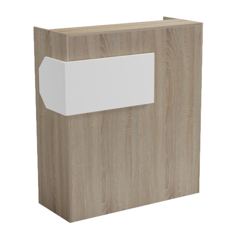 Covoare de zona - RECEPTION DESK GAND HM2154.01 MELAMINE IN SONAMA/WHITE 95.5x40x110Hcm.