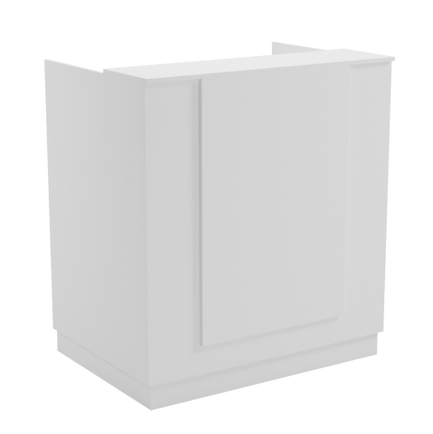 Covoare de zona - RECEPTION DESK KARMEN HM2155.02 MELAMINE IN WHITE 100x70x110Hcm.