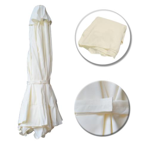 Exterior - Replacement FABRIC FOR 6 BEAMS cream color for umbrella 2m HM6001
