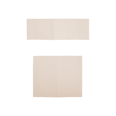 Huse pentru scaune de director - Replacement pillow divided for armchair director's Naxos Cream HM11252.60 45,5x38 and 55,5x19