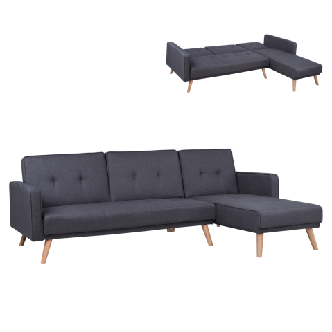 Interior - Reversible Corner Sofa Bed Talia HM3153 Grey Fabric 269x152x87cm