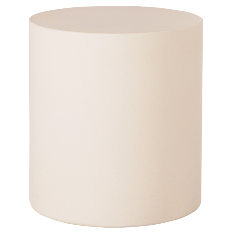 Mese - ROUND SIDE TABLE KYOKO HM6592.02 BEIGE FIBER CEMENT Φ40x43Hcm