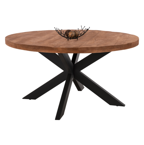 Interior - Round Table LEVINHO 6cm thick solid mango wood Φ150x78Η HM8485.11