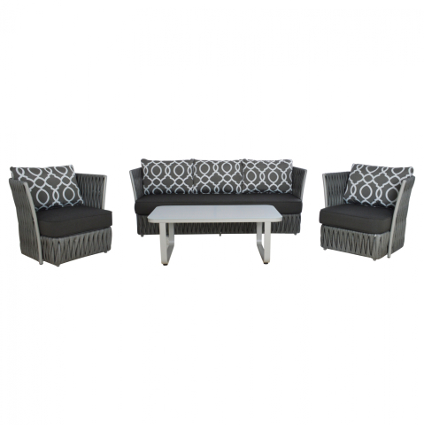 Seturi canapea - Set 4 pieces Living Room Aluminum HM5270.10 with pillows