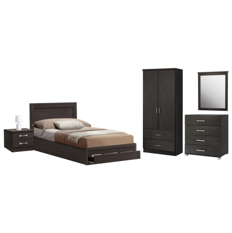 Seturi pentru dormitor - Set Bedroom 5 pieces Zebrano HM11337.01