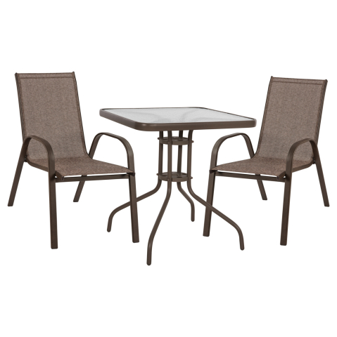 Seturi mese dining - Set Dining Room 3 pieces Chair and Table MH5185.02