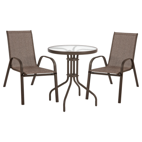 Seturi mese dining - Set Dining Table 3 pieces Chairs and Table HM5181.02